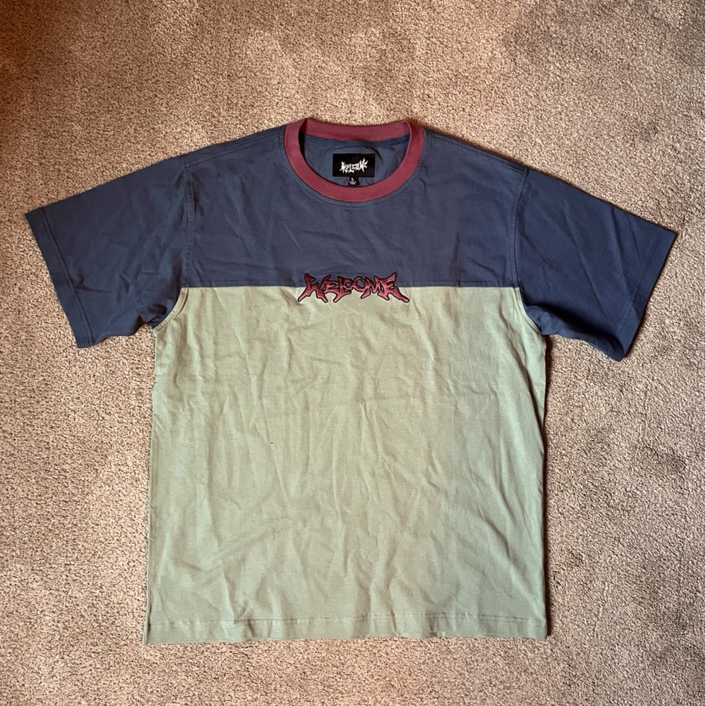 Welcome Skateboard Brand Shirt. Size Large